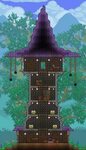 Gallery Of My Mage Tower Build Terraria - Terraria Npc Tower