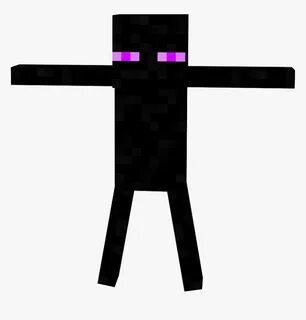 Minecraft Skins Enderman In A Suit Layout - Cross, HD Png Do