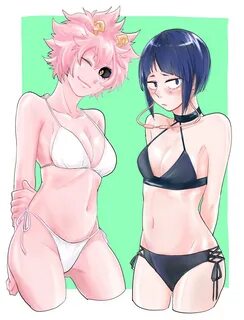Mina and Jiro swimsuits My Hero Academia Know Your Meme