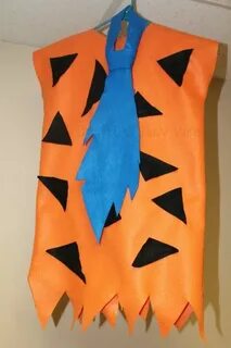 Easy DIY Flintstones Costumes - Fred and Wilma Costume Flint