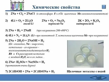 Презентация "Щелочные металлы" по химии - скачать проект