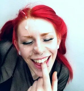 Slideshow redhead cum queen compilation.