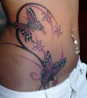 Butterfly hip Schöne tattoos, Tattoo und piercing, Tribal ta