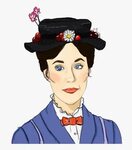 Hat Geisha Clothing Accessories - Mary Poppins Hat Illustrat