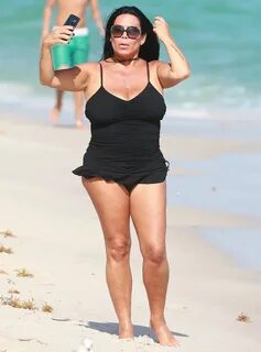 RENEE GRAZIANO in Swimsuit on the Beach in Miami 01/02/2017 