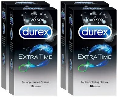 Buy Durex Extra Time Condoms 10pcs (Pack of 4) Online at Low