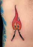 A small tattoo of a flame for a firefighter - חיפוש ב-Google