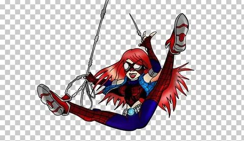 Mary Jane Watson Spider-Girl Spider-Man Cartoon PNG, Clipart