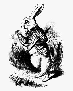 The White Rabbit - White Rabbit Alice In Wonderland Book, HD