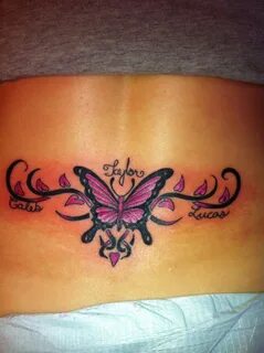 Butterfly Tramp Stamp Tattoos Pictures * Arm Tattoo Sites