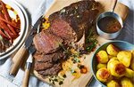 Slow-roasted beef with mustard potatoes Recipe Beef recipes,