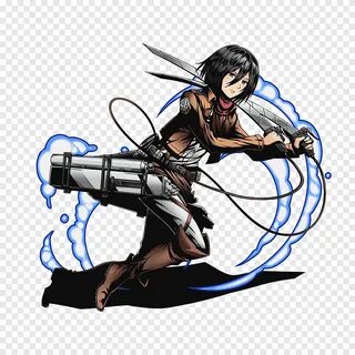 Mikasa Ackerman Eren Yeager Hange Zoe Puzzle & Dragons Attack on Titan,...