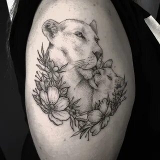 Chapel Street Tattoo on Twitter: "Lioness and Cub tattoo by 