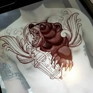 Justin Kennon on Instagram: "Chest piece concept I have goin