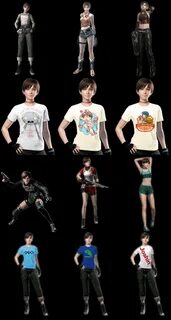 13 costumes pour Rebecca Chambers, rien que ça