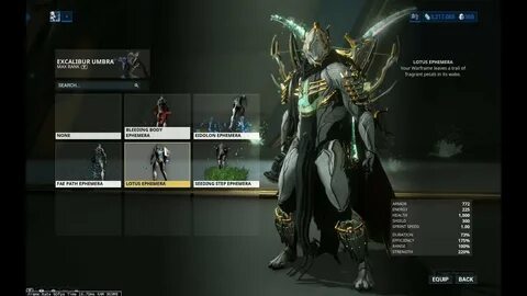 Warframe - Ephemera Lotus Eidolon Fae Path - YouTube