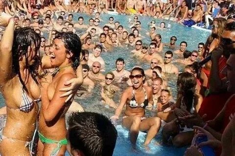 AYIA NAPA CHAMPAGNE SPRAY POOL PARTY - Easy Riders Rentals A