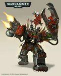 Warhammer 40K : Ork Warboss HeadCracka Gorwade by zeo-x Warh