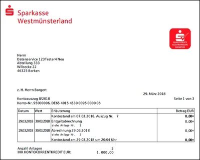 Elektronisches Postfach Sparkasse Westmünsterland