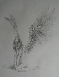 Pin by Melissa Holt on lululuv Angel wings drawing, Angel dr