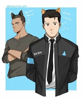 Detroit become human Connor and Markus By: @DREAMING_OOR Idi