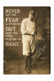 Pin by Leslie on quotes Babe ruth quotes, Canvas quotes, Wor