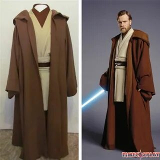 Star Wars Obi-Wan Jedi Master Original Costumes Cosplay-Delu