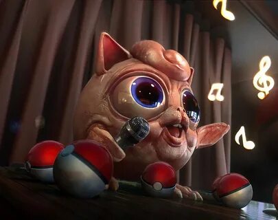 Jigglypuff by Ian Parra - 3dtotal - Learn Create Share