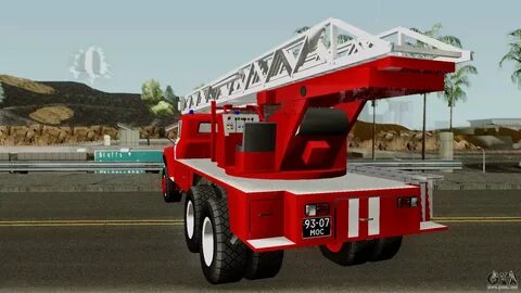 ZIL-133 TN Fire ladder truck for GTA San Andreas