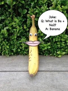 Banana! via nanacream.wordpress #banana #joke Banana art, Ch