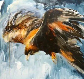 Eagle Rising Prophetic painting, Heaven art, Phoenix artwork