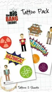 GBeye Big Bang Theory Bazinga - tatuaże - Ceny i opinie - Ce