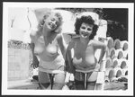 DONNA BROWN & BOBBIE REYNOLDS NUDE AT SPIDERPOOL 5X7 REPRINT