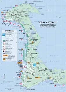 Caribbean-On-Line: The Cayman Islands Maps: West Grand Cayma