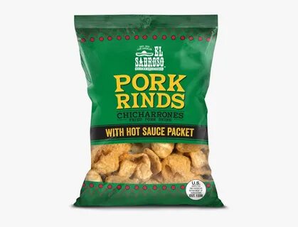 Pork Rinds With Salsa Packet - Snack, HD Png Download , Tran