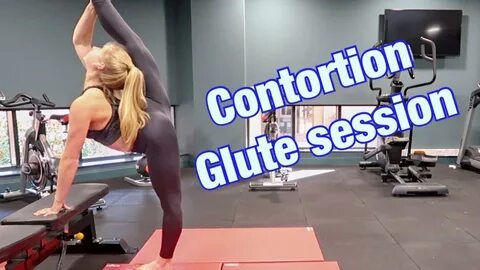 Advanced Contortion Glute session with fitness model - YouTu