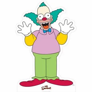 The Simpsons Krusty the Clown Cardboard Stand-Up Krusty the 