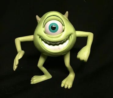 Disney Pixar Monsters Inc Mike Wazowski 5" PVC Plastic Toy F