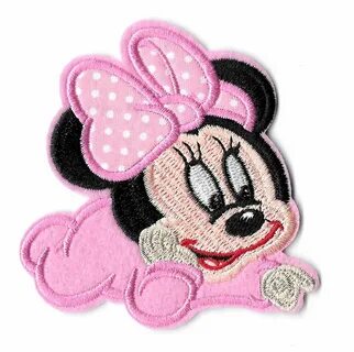 Minnie Mouse Cartoon Embroidered Iron On Patch Sew On Badge 