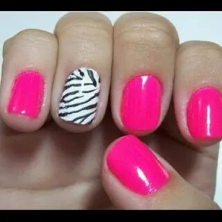 Pin by Kandace West on nails Zebra nails, Pink zebra nails, 