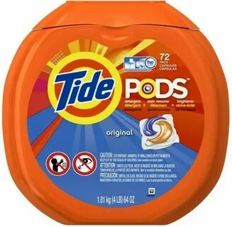 35 Count Large Tide Pods Liquid Laundry Detergent Pacs Capsu