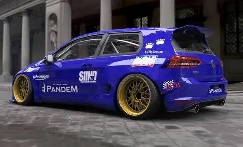 Tra-Kyoto Rocket Bunny Golf Mk7 Is A Mad Tuning Exercise Car