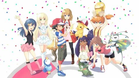 Happy 1000 episodes Pokemon, Pokemon pictures, Pokemon ships