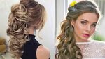 Top 60 wedding hairstyles for long hair - YouTube