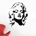 Movie Wall decals - Wall decal Marilyn Monroe Portrait Ambia