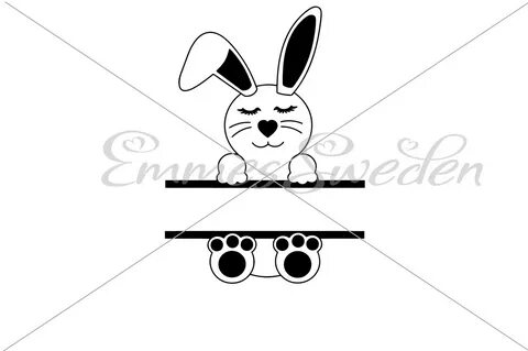 Bunny Split. Easter Bunny Graphic by EmmesSweden - Creative 