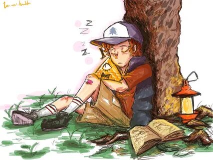 Sleeping-pine-tree Gravity falls comics, Gravity falls dippe