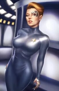 Seven of Nine by Madeleine Bellwoar Star trek poster, Star t