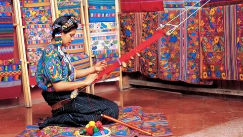 Feria de artesanías textiles de Guatemala Diciembre 2018 Gua