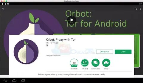 Orbot: Proxy with Tor for PC